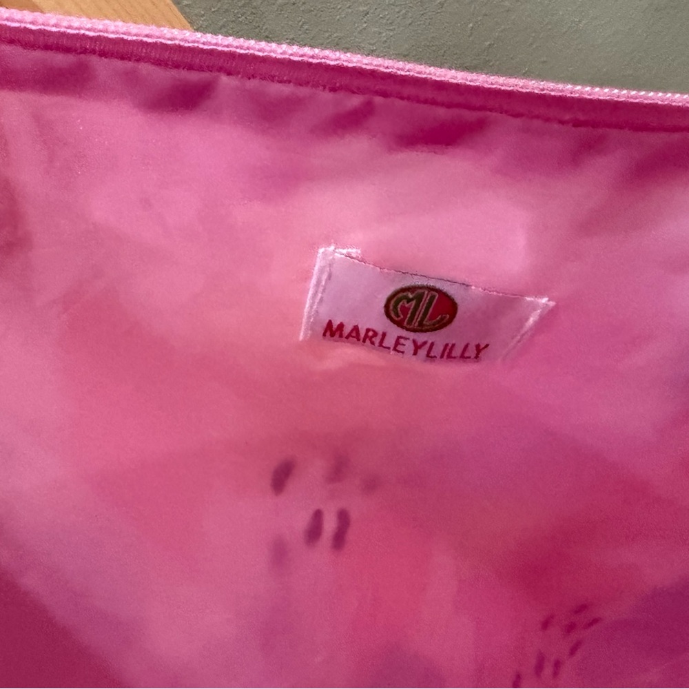 Marley Lilly Colorful Abstract Print Tote Bag - Picture 4 of 7